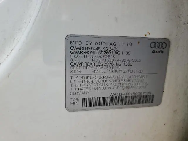 2011 AUDI Q5 PREMIUM PLUS