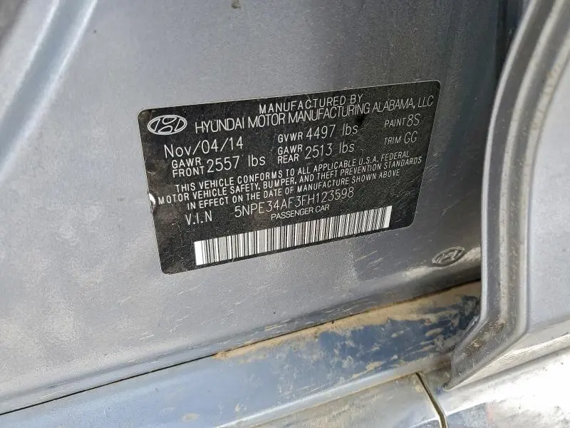 2015 HYUNDAI SONATA SPORT  