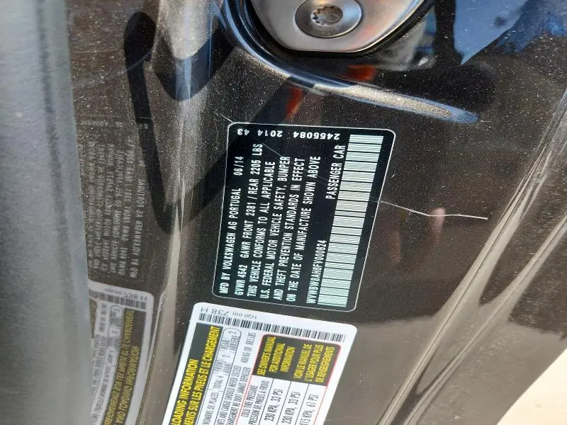 2015 VOLKSWAGEN EOS KOMFORT  