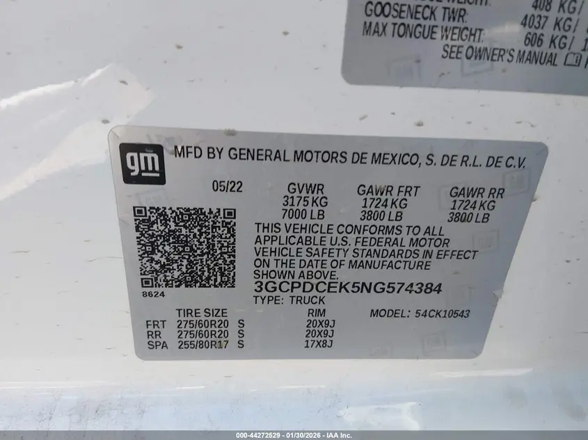 2022 CHEVROLET SILVERADO 1500 4WD  SHORT BED CUSTOM TRAIL BOSS