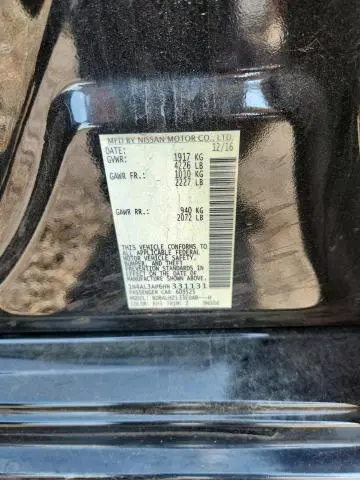 2017 NISSAN ALTIMA 2.5 SR  