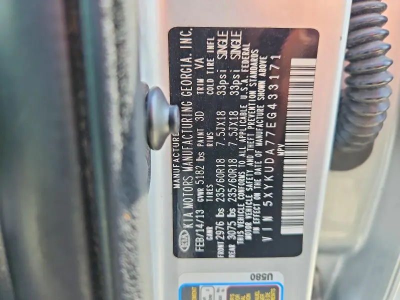 2014 KIA SORENTO EX  