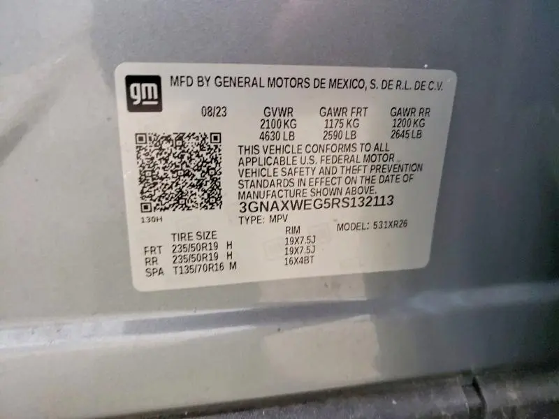 2024 CHEVROLET EQUINOX RS  