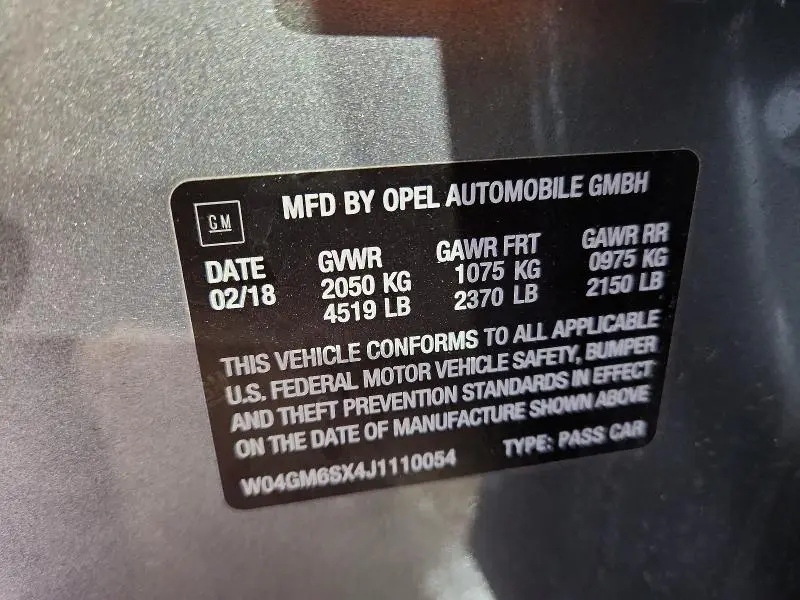 2018 BUICK REGAL PREFERRED II  