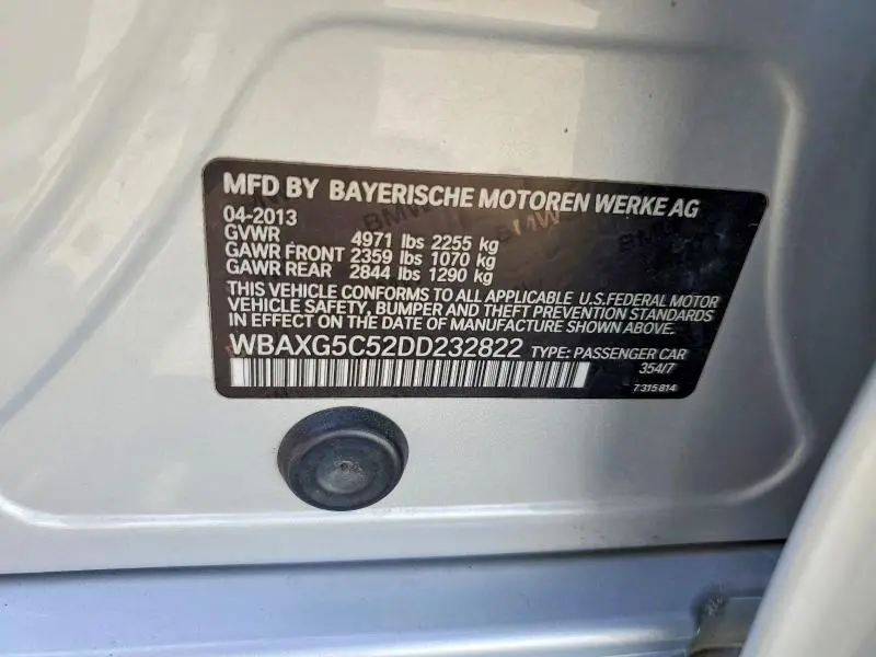 2013 BMW 528 I  