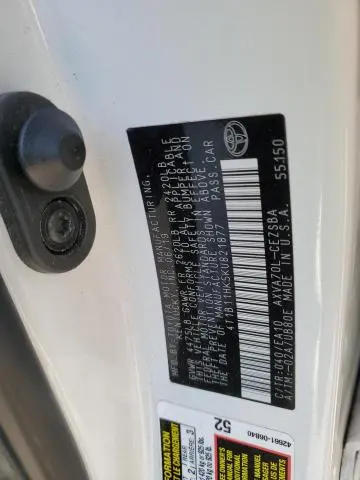 2019 TOYOTA CAMRY L