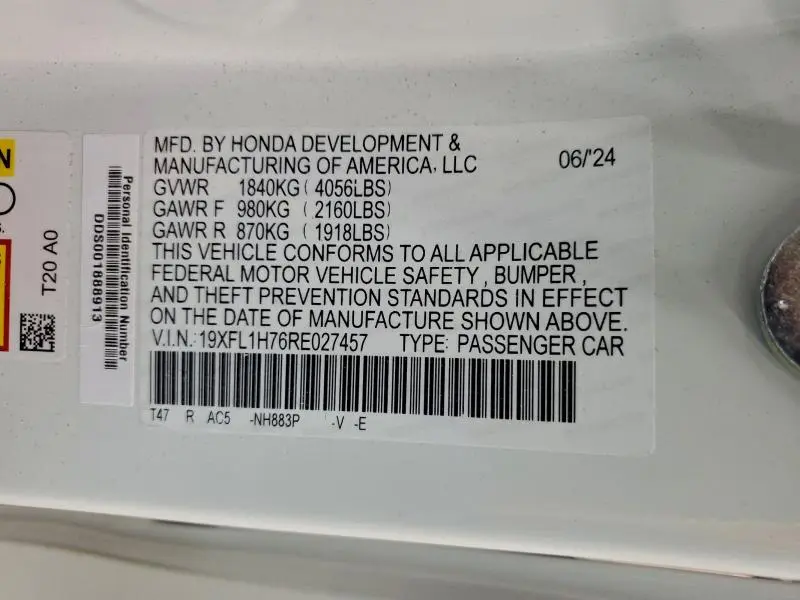 2024 HONDA CIVIC EXL  