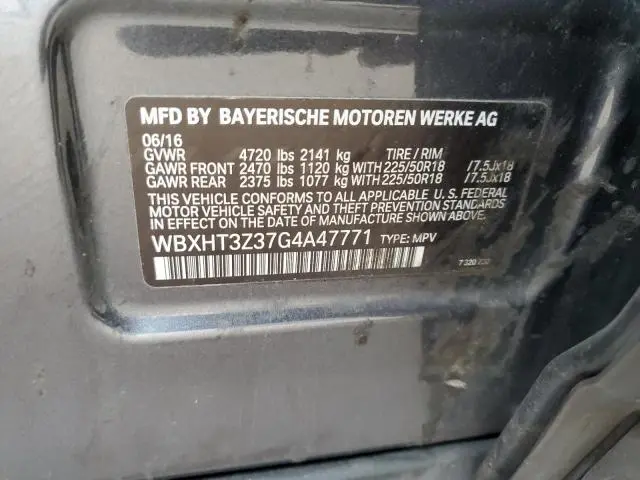 2016 BMW X1 XDRIVE28I  