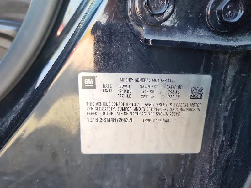 2017 CHEVROLET CRUZE LS  