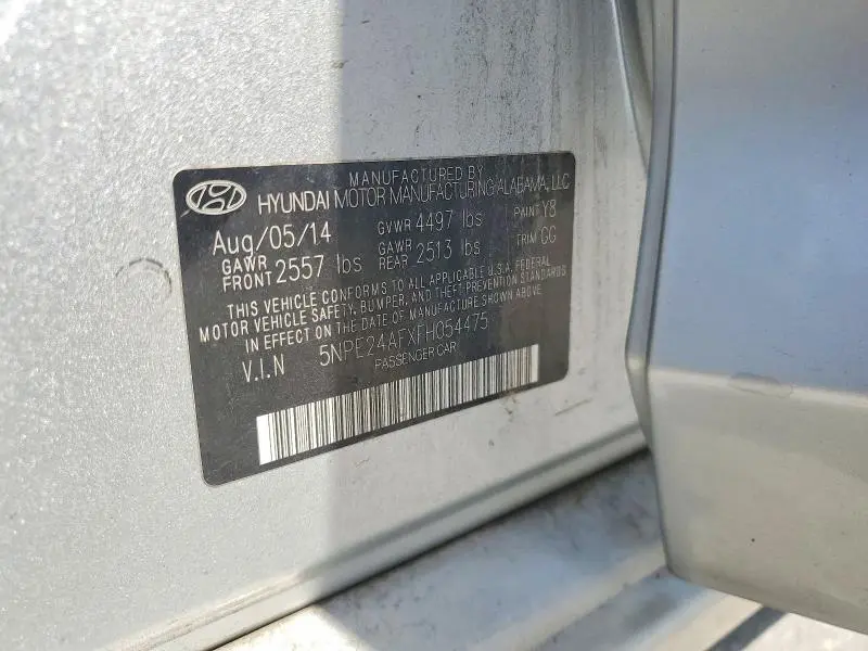 2015 HYUNDAI SONATA SE  