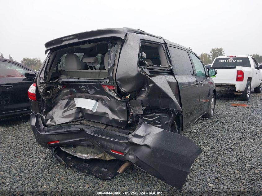 2017 TOYOTA SIENNA LE 8 PASSENGER