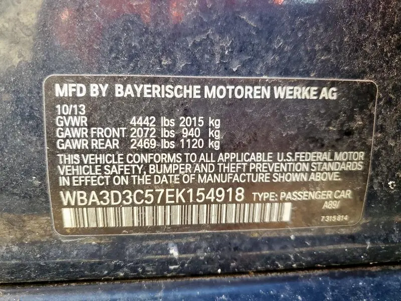 2014 BMW 328 D  