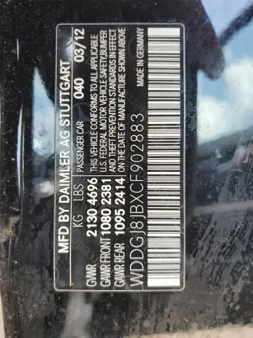 2012 MERCEDES-BENZ C 350 4MATIC  
