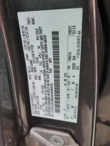 2016 FORD ESCAPE TITANIUM  