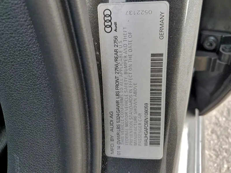 2014 AUDI A6 PRESTIGE  