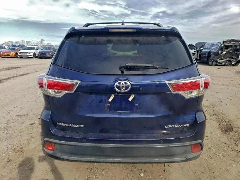 2016 TOYOTA HIGHLANDER LIMITED PLATINUM  