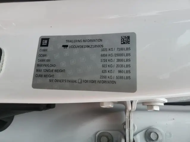 2019 CHEVROLET SILVERADO K1500 LT  