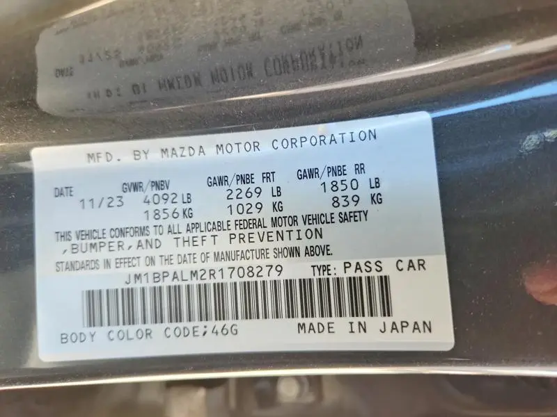 2024 MAZDA 3 PREFERRED  