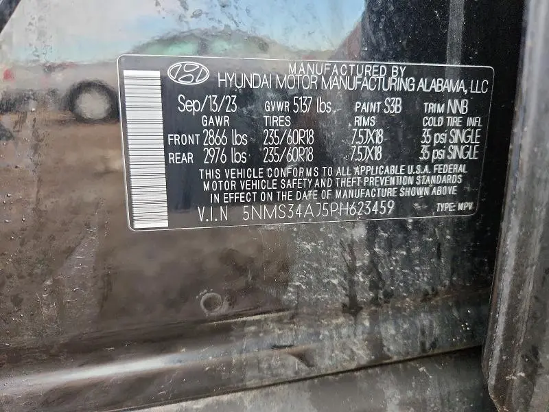 2023 HYUNDAI SANTA FE SEL  