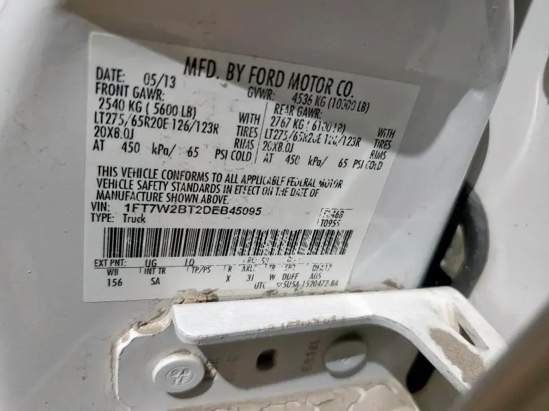 2013 FORD F250 SUPER DUTY  