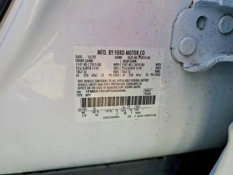 2023 FORD EXPLORER XLT  