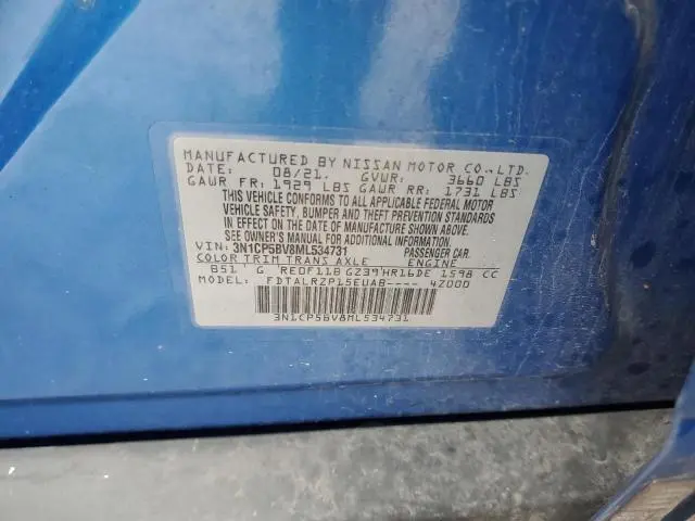 2021 NISSAN KICKS S  