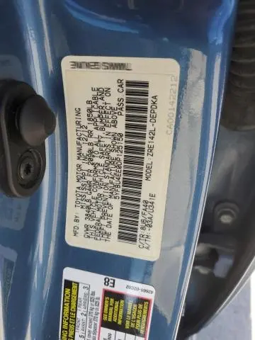 2013 TOYOTA COROLLA BASE  