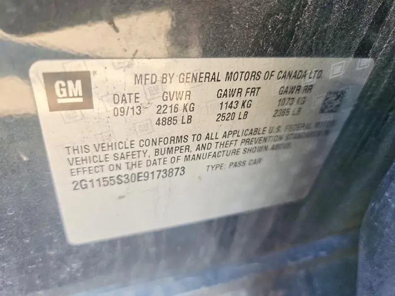 2014 CHEVROLET IMPALA LTZ  