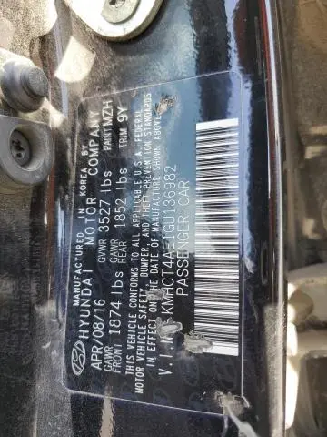 2016 HYUNDAI ACCENT SE  