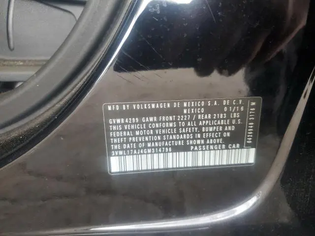 2016 VOLKSWAGEN JETTA SEL  