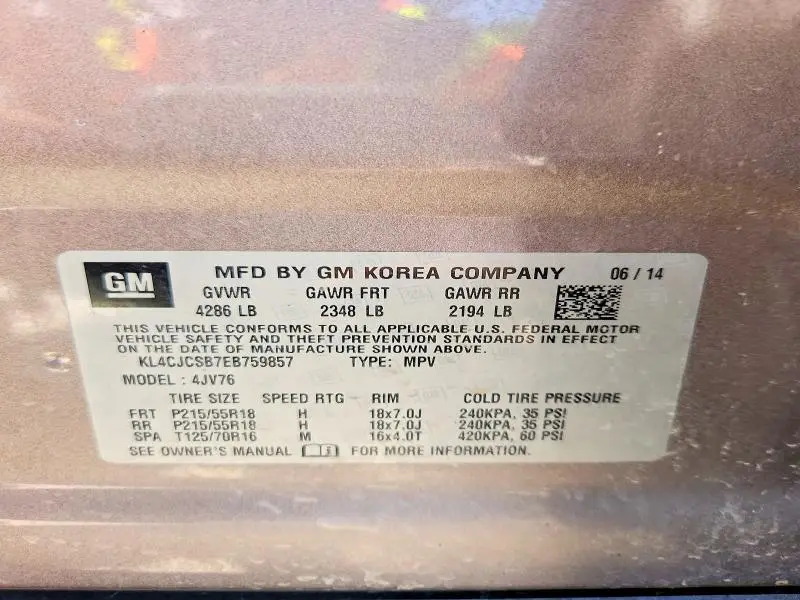 2014 BUICK ENCORE   