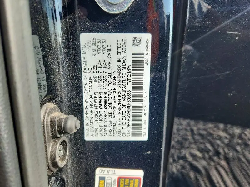 2020 HONDA CR-V LX  