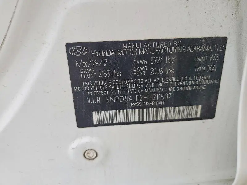 2017 HYUNDAI ELANTRA VALUE EDITION  