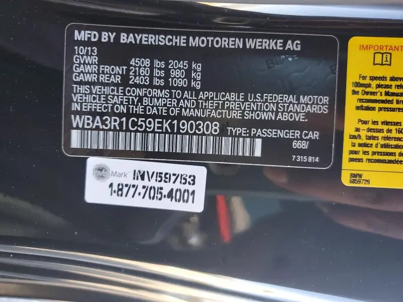 2014 BMW 435 I  