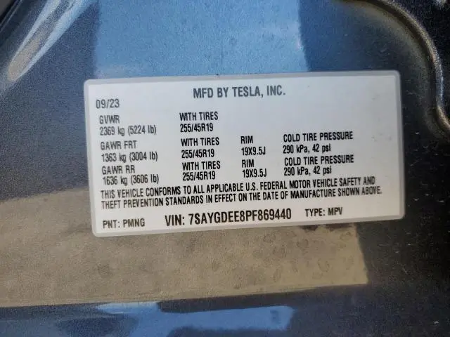 2023 TESLA MODEL Y 