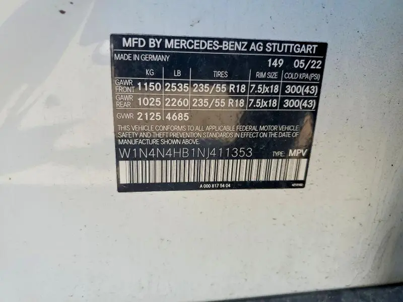 2022 MERCEDES-BENZ GLA 250 4MATIC  