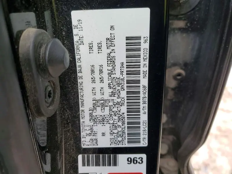 2020 TOYOTA TACOMA DOUBLE CAB  