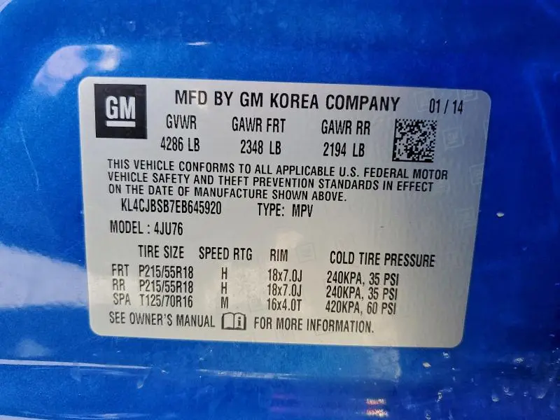 2014 BUICK ENCORE CONVENIENCE  