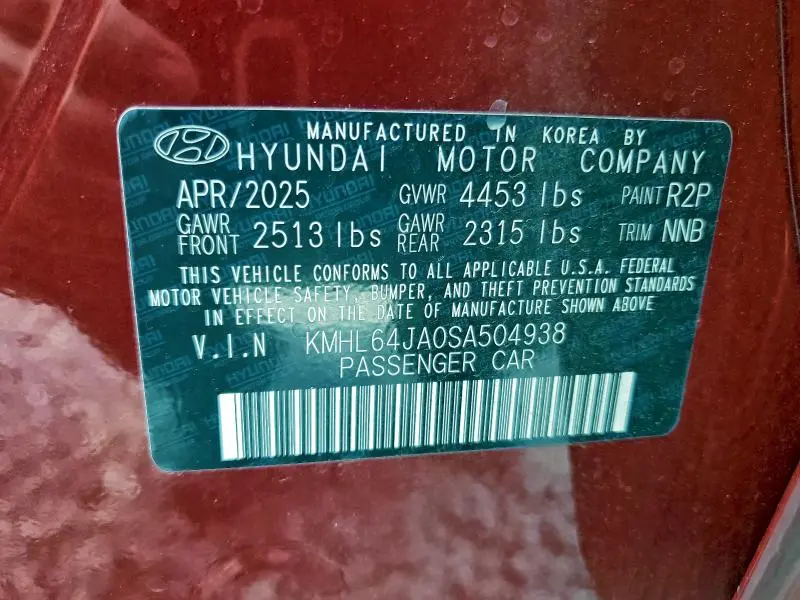 2025 HYUNDAI SONATA SEL  