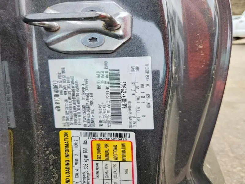 2017 FORD MUSTANG GT  