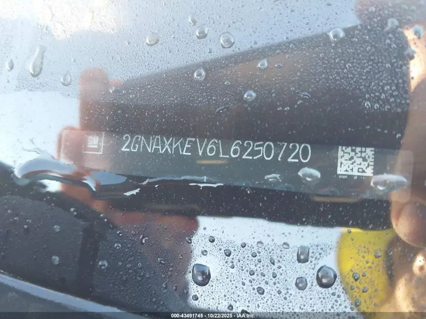 2020 CHEVROLET EQUINOX FWD LT 1.5L TURBO