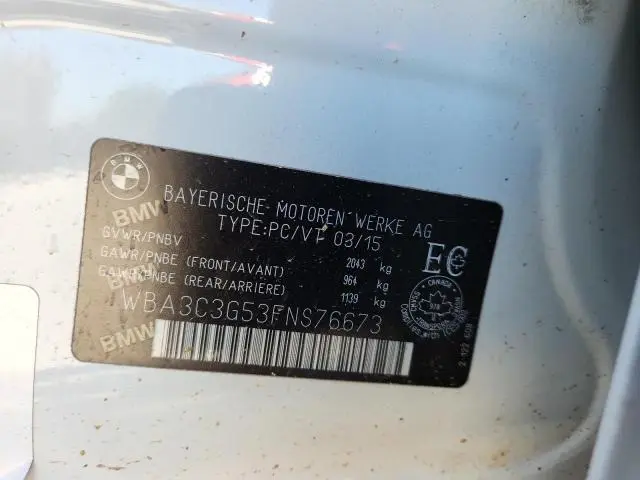 2015 BMW 320 I XDRIVE  