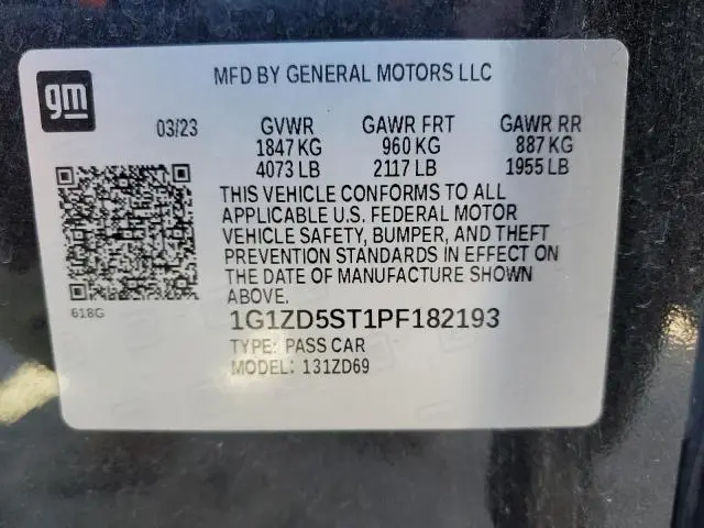 2023 CHEVROLET MALIBU LT  