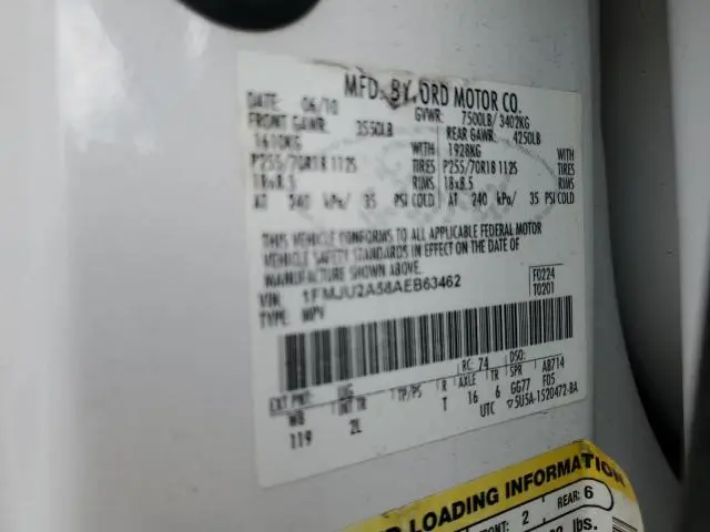 2010 FORD EXPEDITION LIMITED  