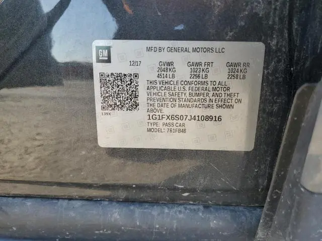 2018 CHEVROLET BOLT EV PREMIER  