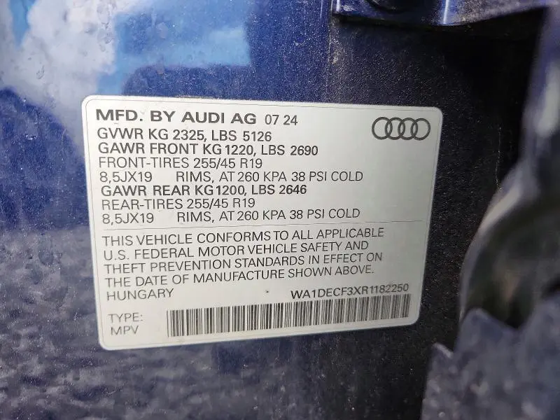 2024 AUDI Q3 PREMIUM S LINE 45  