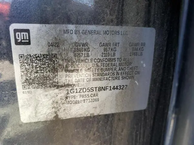 2022 CHEVROLET MALIBU LT  