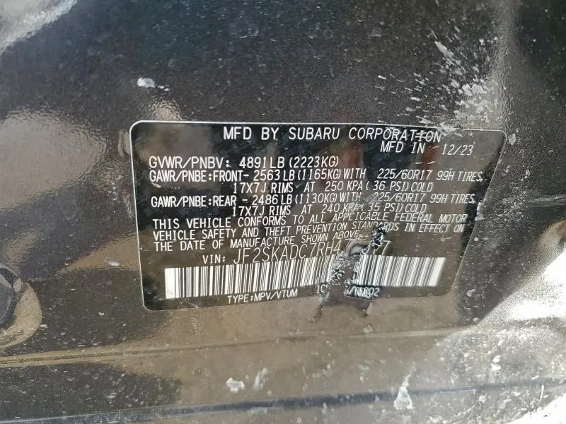 2024 SUBARU FORESTER PREMIUM  