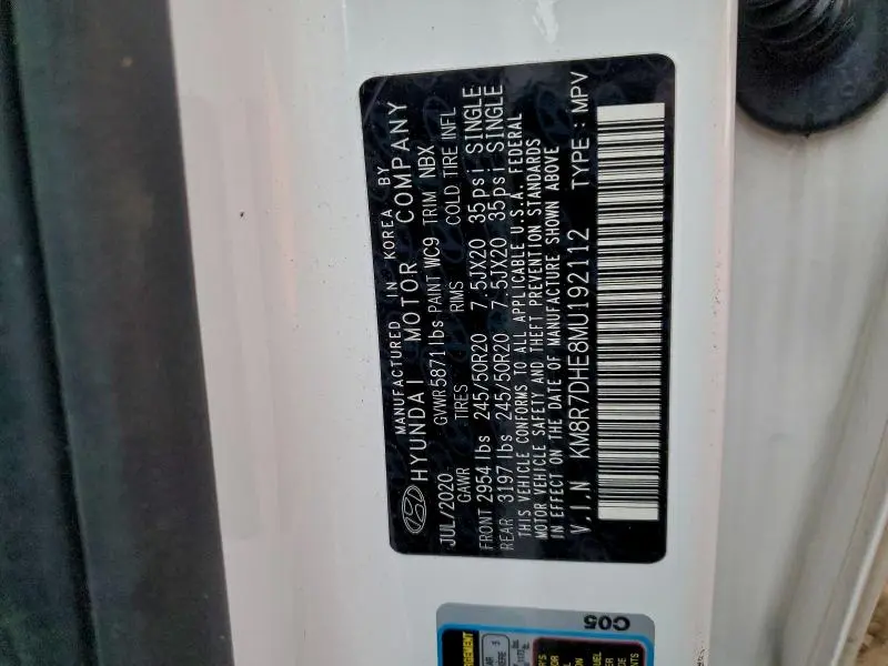 2021 HYUNDAI PALISADE CALLIGRAPHY  