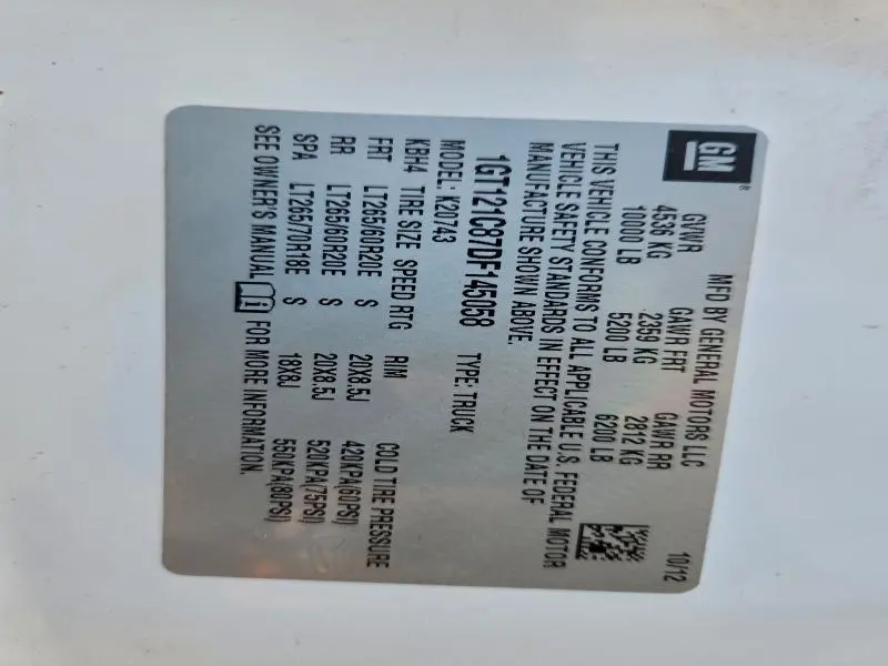 2013 GMC SIERRA K2500 SLT  